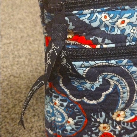 NWOT VERA BRADLEY TRIPLE ZIP HIPSTER CROSSBODY BAG MARRAKESH PATTERN - Picture 7 of 12